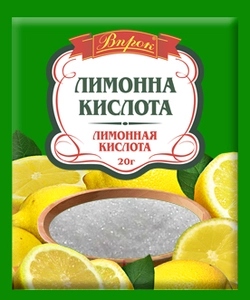 Лимонна кислота 20 г ТМ "Впрок"