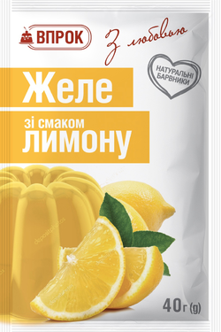 Желе лимонне  40 г ТМ "Впрок"